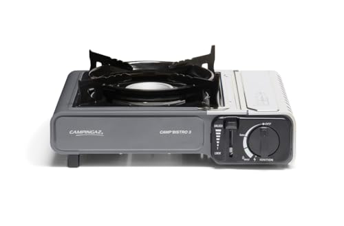 Campingaz Camp'Bistro 3 Gaskocher, Campingkocher 1-flammig, 2.200 Watt Leistung, kompakter 1-Brenner...