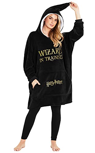 Harry Potter Übergroße Kapuzenpullover Decke Damen und Herren Oversized Hoodie Winter Warme Decke...