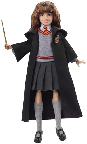 HARRY POTTER Hermine Granger - Hogwarts-Uniform, Gryffindor-Robe und personalisierter Zauberstab...