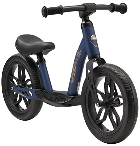 BIKESTAR Extra leichtes Kinder Laufrad mit Trittbrett für Jungen, Mädchen ab 3-4 Jahre | 12 Zoll...