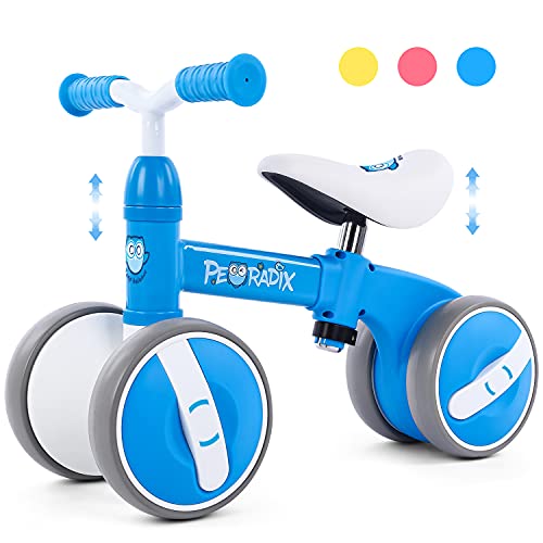 Peradix Einstellbar Kinder Laufrad Lauflernrad, Balance Fahrrad ohne Pedale, Baby Laufrad Spielzeug...