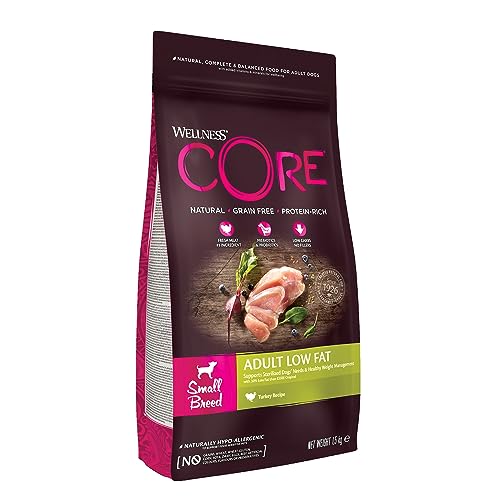Wellness CORE Small Breed Low Fat, Hundefutter trocken für ausgewachsene Hunde kleiner Rassen,...