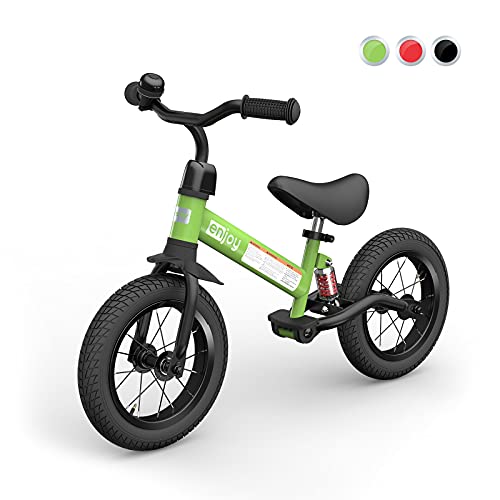 besrey Kinder Laufrad Kinderlaufrad Gummireifen Kinder Fahrrad ab 2 bis 5 Jahren mit Stoßdämpfern...