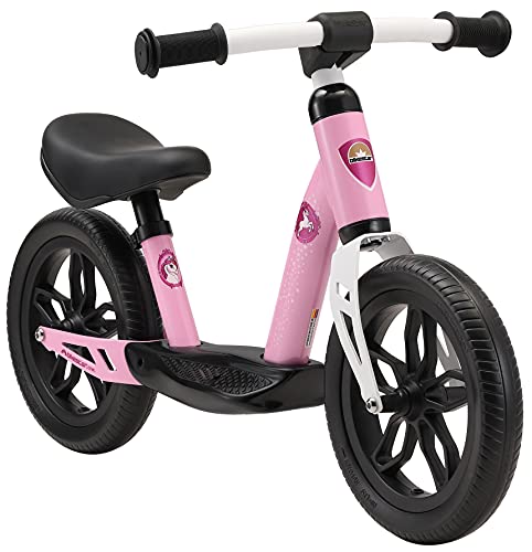 BIKESTAR Extra leichtes Kinder Laufrad mit Trittbrett für Jungen, Mädchen ab 2-3 Jahre | 10 Zoll...