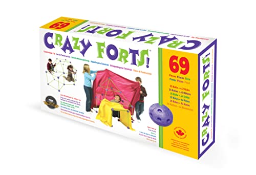 Crazy Forts Röhrenbaukasten, Violett, 69-teilig