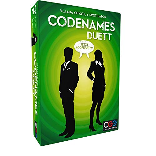 CGE Czech Games Edition Codenames Duett - Kommunikatives Partyspiel mit hohem Wiederspielwert -...
