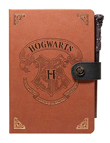 Grupo Erik Harry Potter Notebook - Notizbuch mit Zauberstab Kugelschreiber - Dotted Bullet Journal...