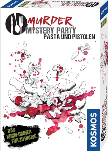 KOSMOS 695095 Murder Mystery Party - Pasta und Pistolen, Das Krimi-Dinner für zu Hause,...