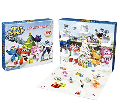 Waiky Germany GmbH EU730910-Advent Calendar inkl. 24 Figuren Superwings AK SWG Super Wings...