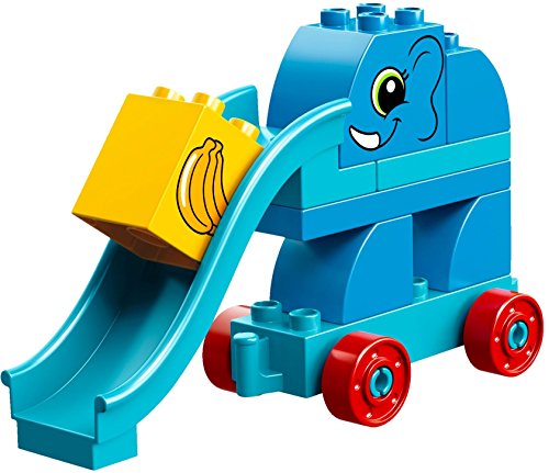 LEGO 10863 DUPLO Meine erste Steinebox mit Ziehtieren, Spielzeuge für Vorschulkinder im Alter von...
