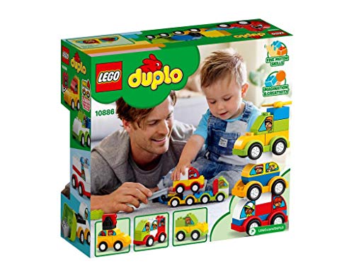 LEGO 10886 DUPLO Meine ersten Fahrzeuge, Bausteine, Spielzeug ab 1,5 Jahre, Motorikspielzeug mit...