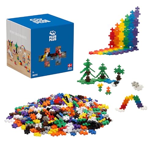 Plus-Plus 3310 Geniales Konstruktionsspielzeug, Open Play Basic, Bausteine-Set, 600 Teile