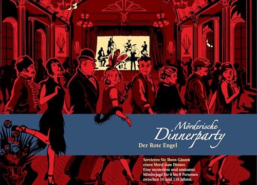 Blaubart Mörderische Dinnerparty – Der Rote Engel - Krimidinner für zuhause für 6 bis 8...