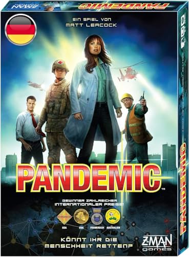 ZMan, UNBOX NOW, Pandemic, Grundspiel, Kennerspiel, Nominiert zum Spiel des Jahres 2009, 2-4...