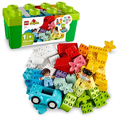 LEGO DUPLO Klassische Brick Box 10913 erstes Set mit Aufbewahrungsbox, tolles Lernspielzeug für...