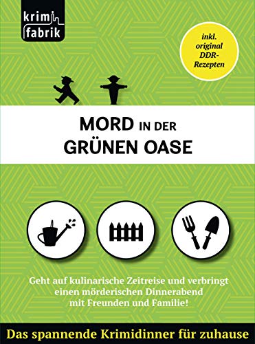 Mord in der Grünen Oase - Krimidinner Krimispiel 6 Spieler DDR