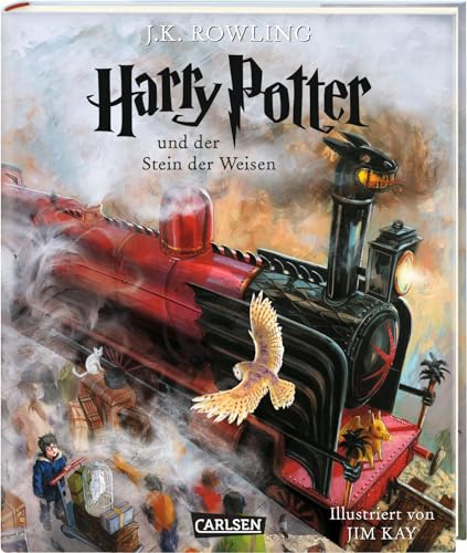 Harry Potter und der Stein der Weisen (Schmuckausgabe Harry Potter 1): Vierfarbig illustrierte...