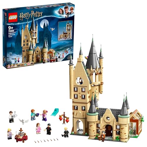 LEGO Harry Potter Astronomieturm auf Schloss Hogwarts, Modell-Spielzeug mit Figuren wie Hermine, Ron...