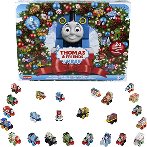 Thomas & Friends - Minis Adventskalender mit 24 Lokomotiven, Spielzeug für Kinder 3 Jahre, GYW47