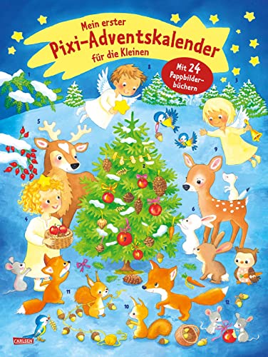 Mein erster Pixi-Adventskalender für die Kleinen - mit 24 Pappbilderbüchern - 2022: Kurze...