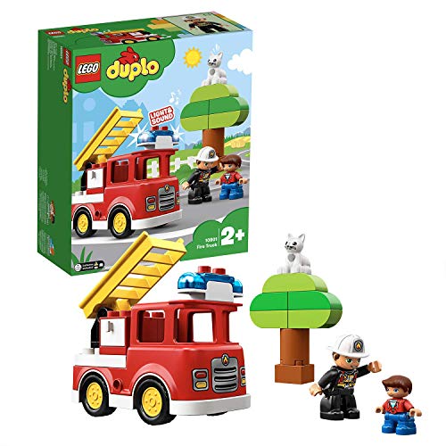 LEGO 10901 DUPLO Feuerwehrauto, Feuerwehr Spielzeug für Kleinkinder im Alter von 2-5 Jahren mit...