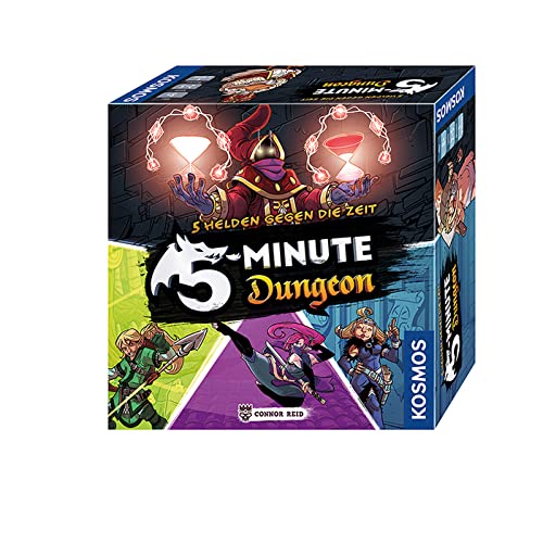 Kosmos 692889 5-Minute Dungeon - Wahre Helden gegen die Zeit. Temporeiches Gesellschaftsspiel für...
