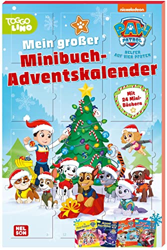 PAW Patrol: Mein großer Minibuch-Adventskalender: Mit 24 Mini-Büchern | Vorlesen, Malen und...