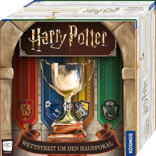 KOSMOS 680855 Harry Potter Wettstreit um den Hauspokal, Harry Potter Spiel für 2-4 Personen ab 11...