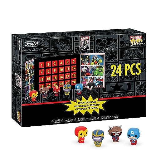 Funko Advent Calendar: Marvel 24pc - Iron Man - (Pocket Pop!) - Marvel Comics - 24 Tage der...