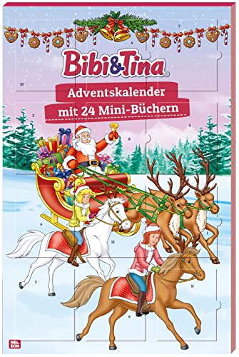 Bibi & Tina: Minibuch-Adventskalender: Mit 24 Mini-Büchern