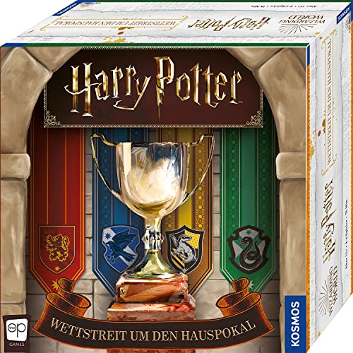 KOSMOS 680855 Harry Potter Wettstreit um den Hauspokal, Harry Potter Spiel für 2-4 Personen ab 11...