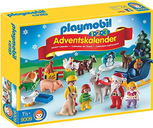 PLAYMOBIL 9009 1.2.3 Adventskalender Weihnacht auf dem Bauernhof
