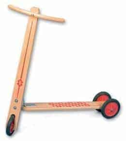 Kinderroller 3 Räder Holz Holzroller von Wenzel
