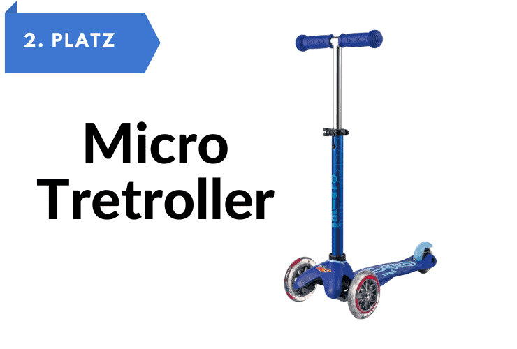 Kinderroller 3 Räder Micro Mobility Mini Micro Deluxe Tretroller