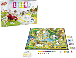 Klassische Spiel für 2 Erwachsene - Spiel des Lebens